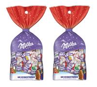 Milka Mini Uomini Di Natale In Cioccolato Al Latte Alpino 120G 2 Pezzi
