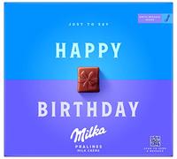 Milka Praline al cioccolato al latte alpino con ripieno di crema lattea (20 pezzi) 110g