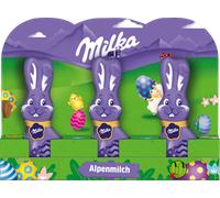 Milka Smiling Bunny - Cioccolato al Latte - Set di 3 Pezzi - 45 g