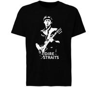 MILKGROUND 2688 Dire-Straits-l OGO T-Shirt Black M