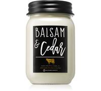 Milkhouse Candle Co. Farmhouse Balsam & Cedar candela profumata Mason Jar 368 g