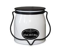 Milkhouse Candle Creamery Butter Jar Candle, Cream, 16-Ounce