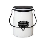 Milkhouse Candle Creamery Butter Jar Candle, Cream, 22-Ounce