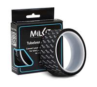 milKit - Nastro adesivo per cerchi Tubeless da 10 m, extra resistente, 21 mm - 25 mm - 29 mm - 32 mm