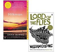 Milkman By Anna Burns and Lord of the Flies By William Golding 2 Books Collection Set