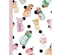 Milkshake Sketch Book: Ice Cream Notebook for girls: Sundae Notebook, Milkshake, Ice Cream, Treats Notebook