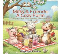 Milky and Friends: A Bold and Cozy Farm Coloring Book for Relaxation and Stress Relief