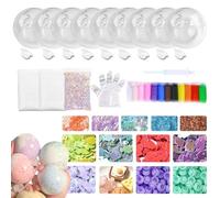 Milky Blank Skins - Kit di palline antistress vuote, kit per la pelle della sfera a pressione vuota, vuoto con kit di palline antistress