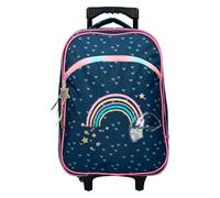 Milky Kiss Zaino con ruote Puffy Rainbow a 2 scomparti, Assortiti