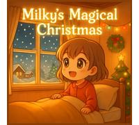 Milky’s Magical Christmas Coloring Storybook: 20 Cute Manga-Style Scenes with Snowy Adventures, Gifts & Family Traditions for Kids Ages 4-8