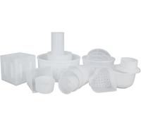 Milky Set di stampi per formaggio - confezione economica 13 diversi stampi per formaggio