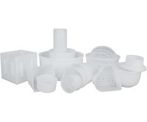 Milky Set di stampi per formaggio - confezione economica 13 diversi stampi per formaggio