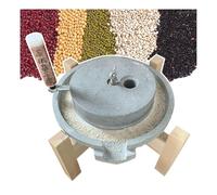 Mill Grinder manuale di grano, pasta di farina di grano, macinino per pietra di granito originale di tofu di soia e sesamo, in stile rustico naturale, macinino per alimenti a manovella piccolo