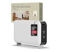MILL - Scalda Subito Il Nuovo Convettore Elettrico Portatile A Basso Consumo, Termostato Meccanico E 3 Livelli Di Potenza 1000/1200/2200 W. Potente, R - SPEDIZIONE GRATUITA