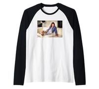 Milla Jovovich Quinto Elemento Resident Evil Michael Grecco Maglia con Maniche Raglan