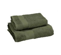 MILLE - Asciugamano viso e ospite bagno tinta unita 1+1 set spugna Gabel cotone