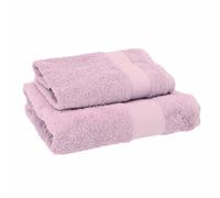 MILLE - Asciugamano viso e ospite bagno tinta unita 1+1 set spugna Gabel cotone