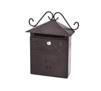 MILLE CASSETTA POSTALE CM.30X10X36H IN FERRO VERNICIATO ANTRACITE