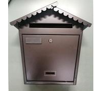 MILLE - CASSETTA POSTALE CM 36X13X38H INFERRO VERNICIATO ANTRACITE