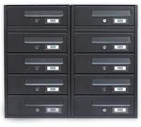 MILLE Cassetta postale condominiale 10 posto cm 60x17x54 H h-Modello Modular-Condominium Mailbox 10 places cm 60x17x54 H-Modular Model