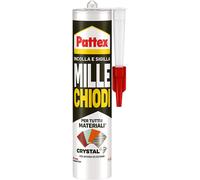 Mille Chiodi Crystal Adesivo Sigillante Ottimale per Vetri E Specchi, Adesivo Di