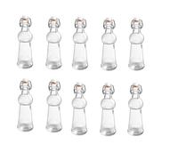 mille idee 12 Bottiglie Bottiglia in Vetro 150ml con Tappo Meccanico Idea Bomboniera Bottiglie Liquori