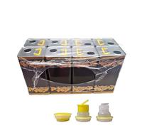 mille idee 8 Latte Taniche Latta Lattina Tanica in latta alluminio per trasporto olio litri 5 con tappo incastro manico in plastica