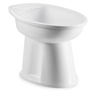 Mille Idee - Bidet da Campeggio Portatile e Smontabile | 2 Pezzi in Plastica | Per Camper, Roulotte, Barca, Tenda | Leggero e Facile da Pulire - 47 x 32 x 38 cm