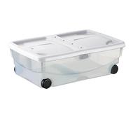 mille idee Contenitore sotto letto Scatola box gigante grande con coperchio cm 80x60x18H