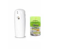 mille idee Erogatore Automatico Antizanzare con Bomboletta 250ml al Piretro - Diffusore Spray Programmabile per Casa e Ufficio