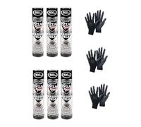 mille idee kit MAGNA TELA 6 PEZZI Zig Zag Specialist Insetticida per ragni impedisce la formazione di ragnatele 600ml e 3 paio di guanti usa e getta