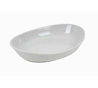 mille idee Piatto Bianco Napoli Caravella 35×24,5 cm - Piatto Ovale in Porcellana Elegante e Resistente - Ideale per Ristoranti, Casa, Catering e Servizio Pietanze (6)