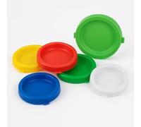 mille idee - Set 24 Tappi per Damigiana Bocca Larga Ø 13,5 cm | Tappi in Plastica Multicolore per Damigiane, Carboy, Fermentatori e Bottiglioni - Riutilizzabili e Resistenti