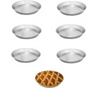 mille idee Set da 6 Teglia teglia ruoti ruoto basso crostata pastiera napoletana in alluminio cm 34