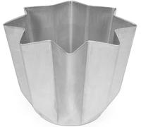 mille idee Stampo Pandoro 1 kg in Alluminio - Forma Stellata Tradizionale per Pandoro Fatto in Casa - Stampo da Forno Professionale Antiaderente Naturale - Ideale per Dolci Natalizi