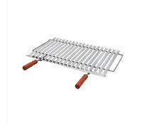 MILLE SRL Griglia Barbecue scola Grasso cm 51x42 - in Acciaio Cromato Alimentare - Modello EOS -