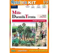 MILLEDUEMILATRENTA Volume 1 + Nuovo cittadine e cittadini oggi (9788830220683) - Libro Scolastico + Kit Scuola con Copertine Rebillo
