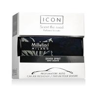 Millefiori Milano - Car Air Freshener Icon Silver Spirit - Textile Flower - Profumo auto