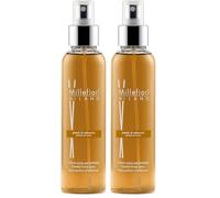 Millefiori Milano - Spray per Ambiente Petali di Tabacco - Profumatore Casa e Ufficio con Note Legnose e Speziate (Confezione da 2)