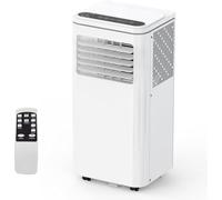 MilleLoom Condizionatore portatile 10.000 BTU - Raffredda stanze da 450 mq, CA 3 in 1 con deumidificatore, timer e telecomando, include kit finestra