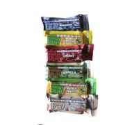 Millennium - Barrette energetiche assortite (6 pezzi) - Confezione di barre aromatizzate alla frutta a lunga durata - Pacchetto di sopravvivenza per calamità, disastri, escursioni e sostituzione dei