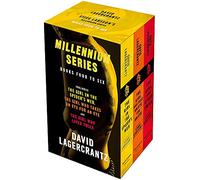 Millennium series 3 Books Collection Box Set by David Lagercrantz (Books 4 - 6) (The Girl in the Spider's Web, The Girl Who Takes an Eye for an Eye & The Girl Who Lived Twice)