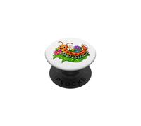 Millepiedi Carino con Sneakers e Cappellino PopSockets PopGrip Adesivo
