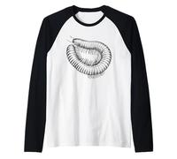 Millepiedi giganti, invertebrati, terrari da disegno Maglia con Maniche Raglan