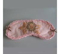Millesia Maschere Da Occhi Rosa Pizzo Diamante 1 Unità Set Da Viaggio