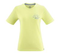 Millet Cimai Print Ts SS W - T-shirt - donna S Light Yellow woman Recycled Cotton,Recycled Polyester