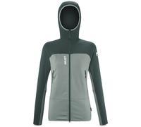 Millet Fusion Grid - felpa in pile - donna L Dark Green/Green woman Polartec Power Grid