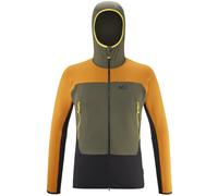 Millet Fusion Grid - felpa in pile - uomo M Orange/Green man Bluesign,Polartec Power Grid