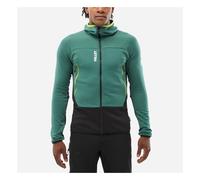 Millet - Pile tecnico da uomo in Polartec® - Fusion Grid Hoodie M Bottle Black per Uomo - Taglia XL - Verde