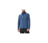Millet fusion grid hoodie polare blu
